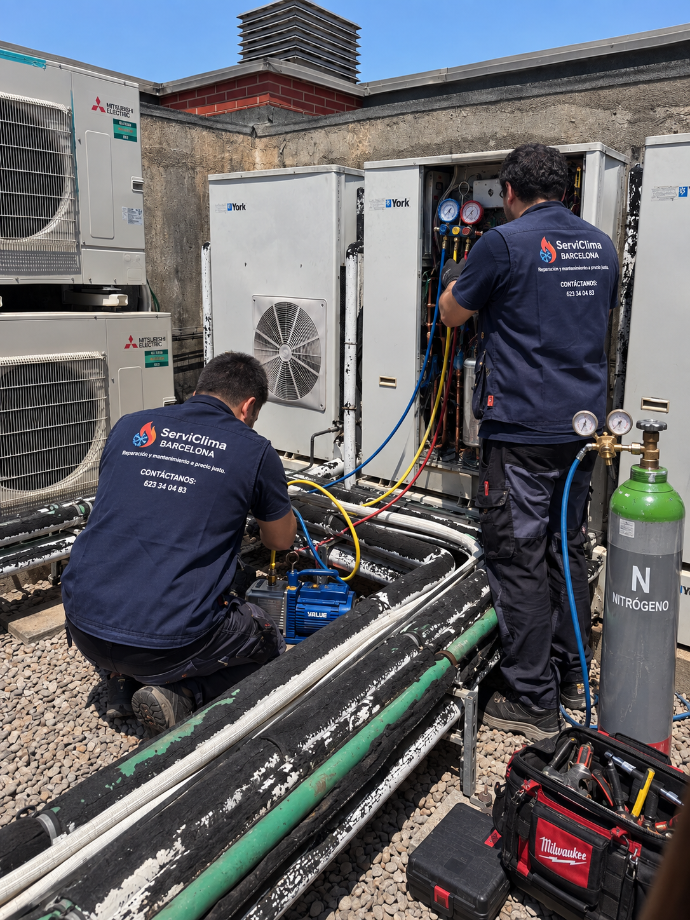 Recuperación y carga de gas