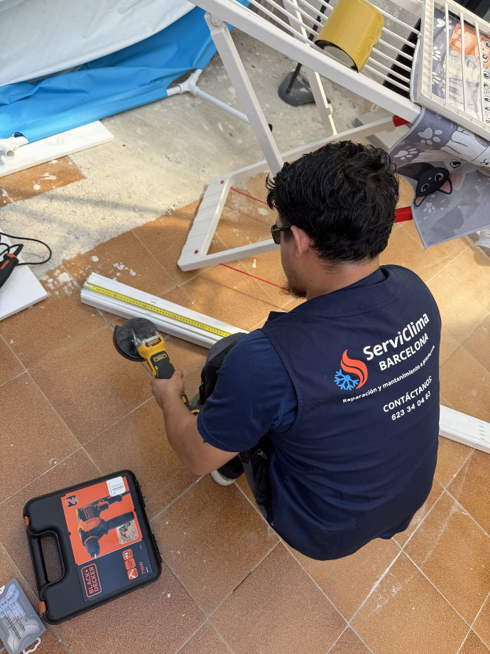 Instalación de aire acondicionado 