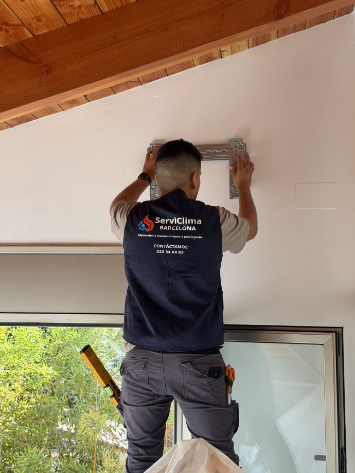 Instalación de aire acondicionado